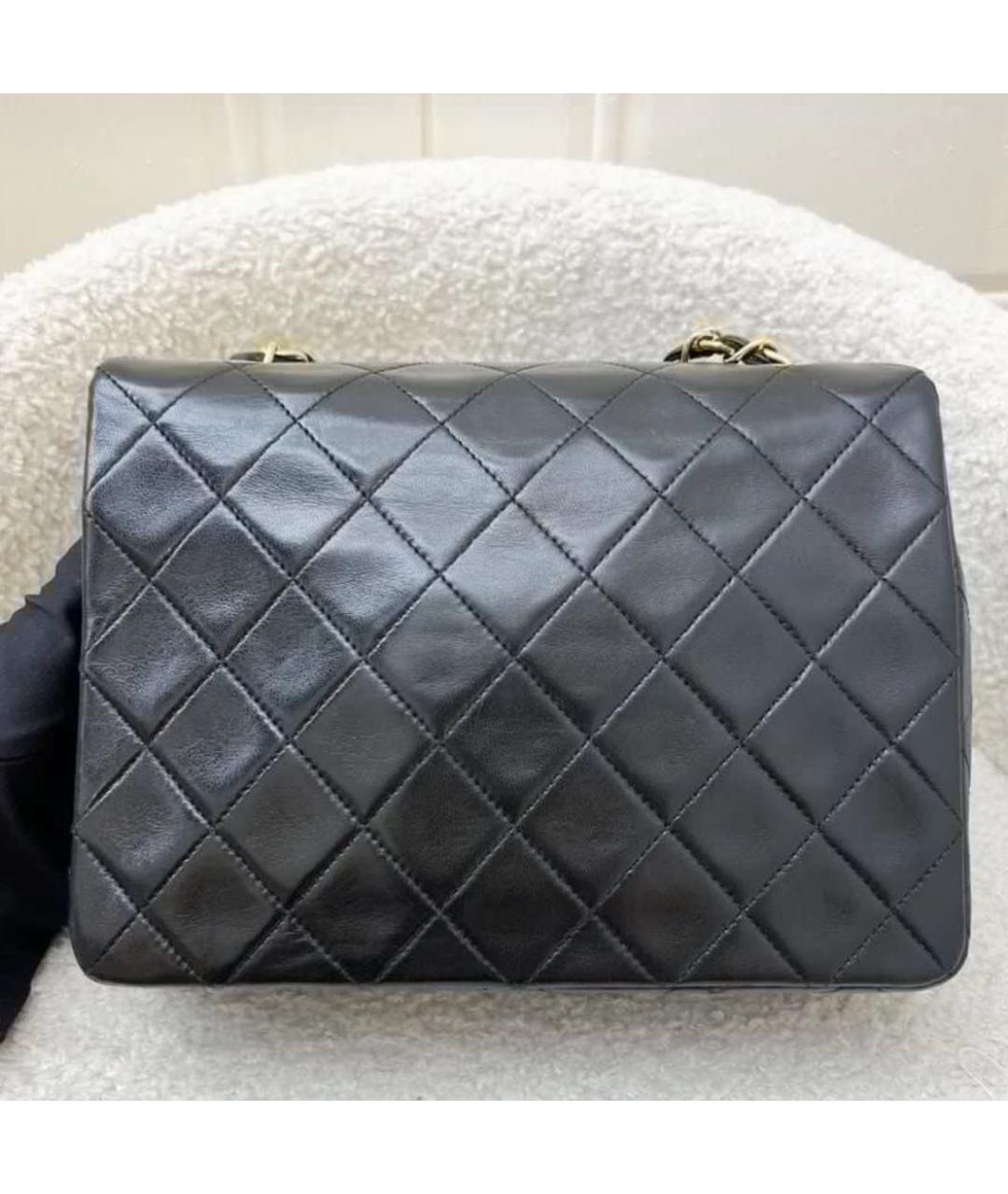 CHANEL Черная кожаная сумка через плечо, фото 2