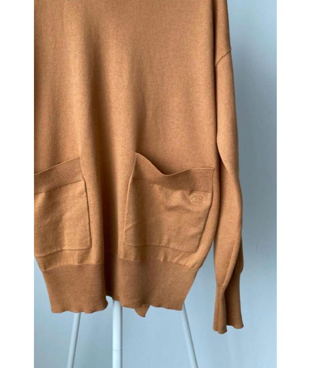 CELINE Оранжевый хлопковый джемпер / свитер, фото 2