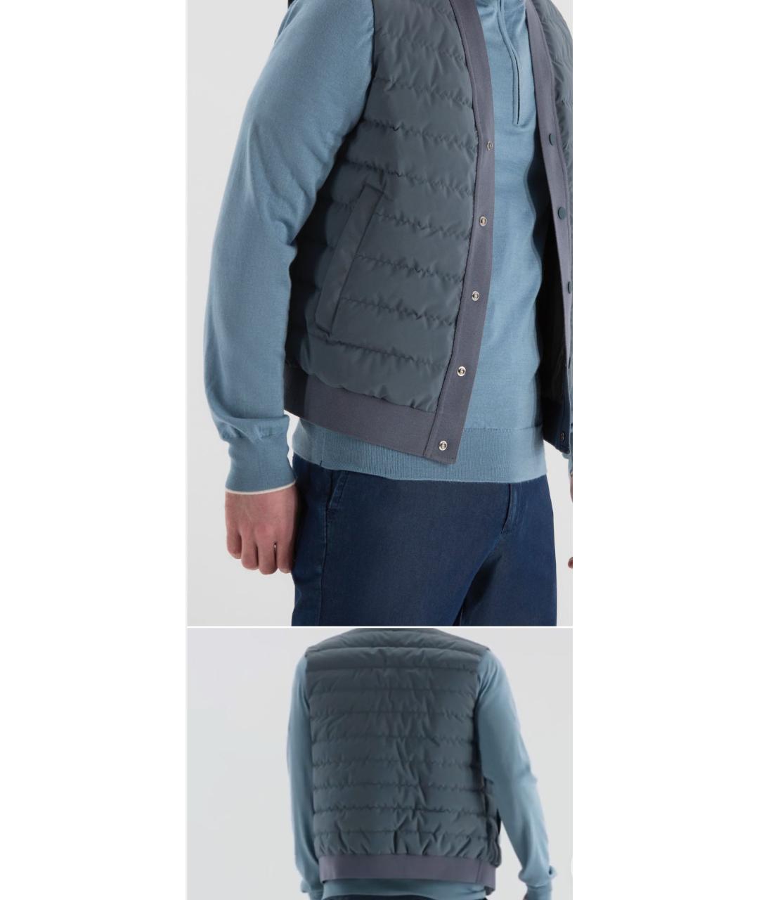 MONTECORE Синий полиэстеровый жилет, фото 3