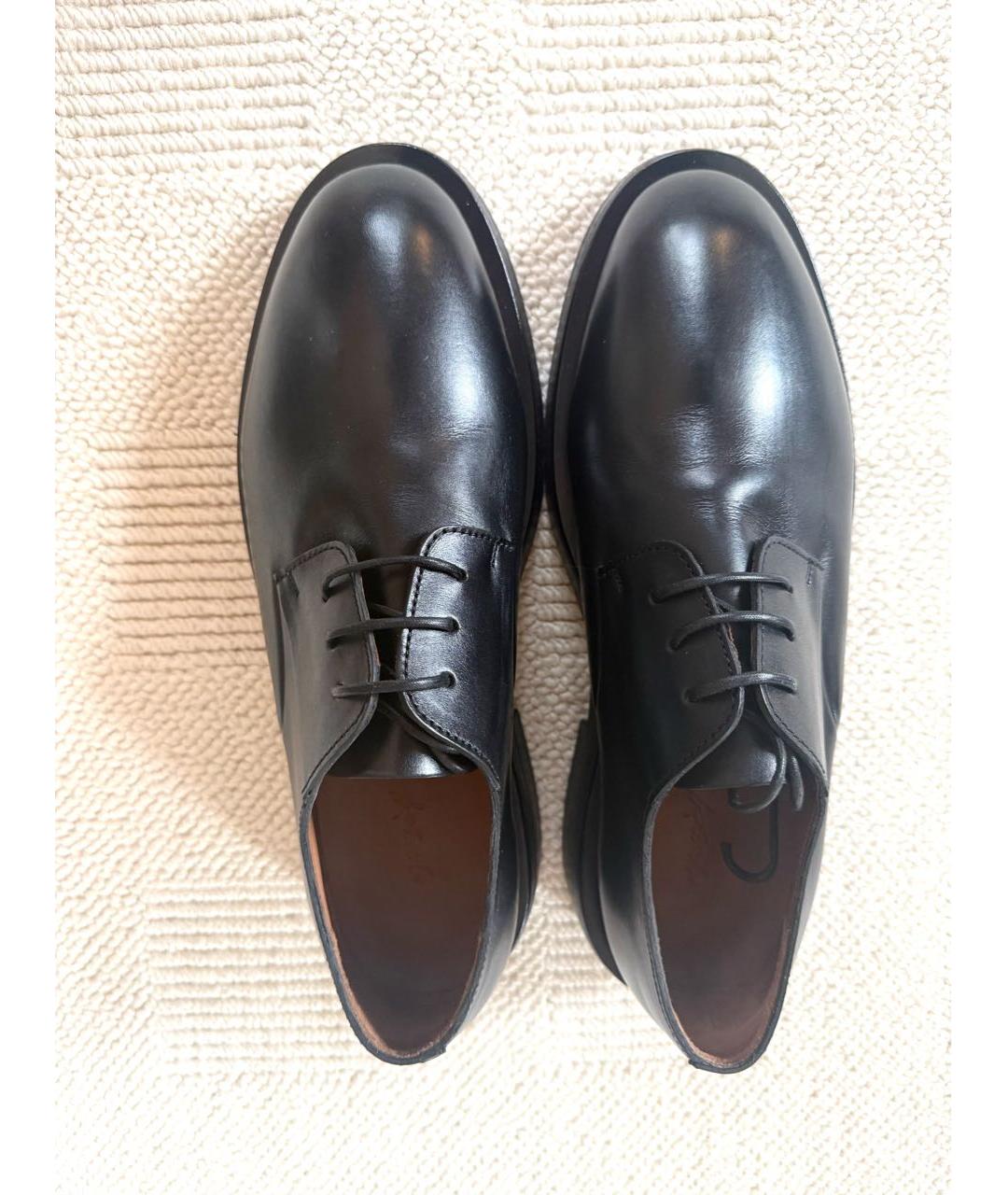 MARSELL Черные кожаные низкие ботинки, фото 3