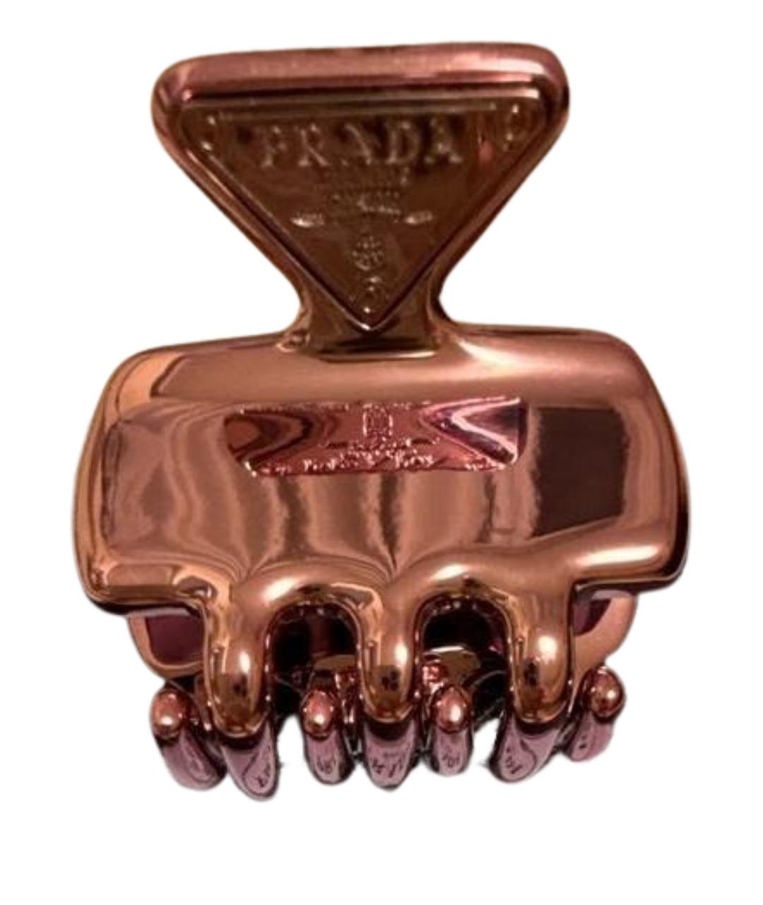 PRADA Розовая заколка, фото 1