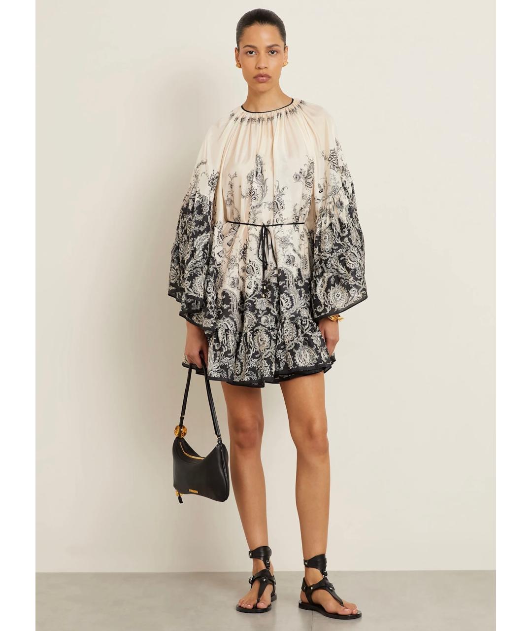 ZIMMERMANN Бежевое коктейльное платье, фото 4