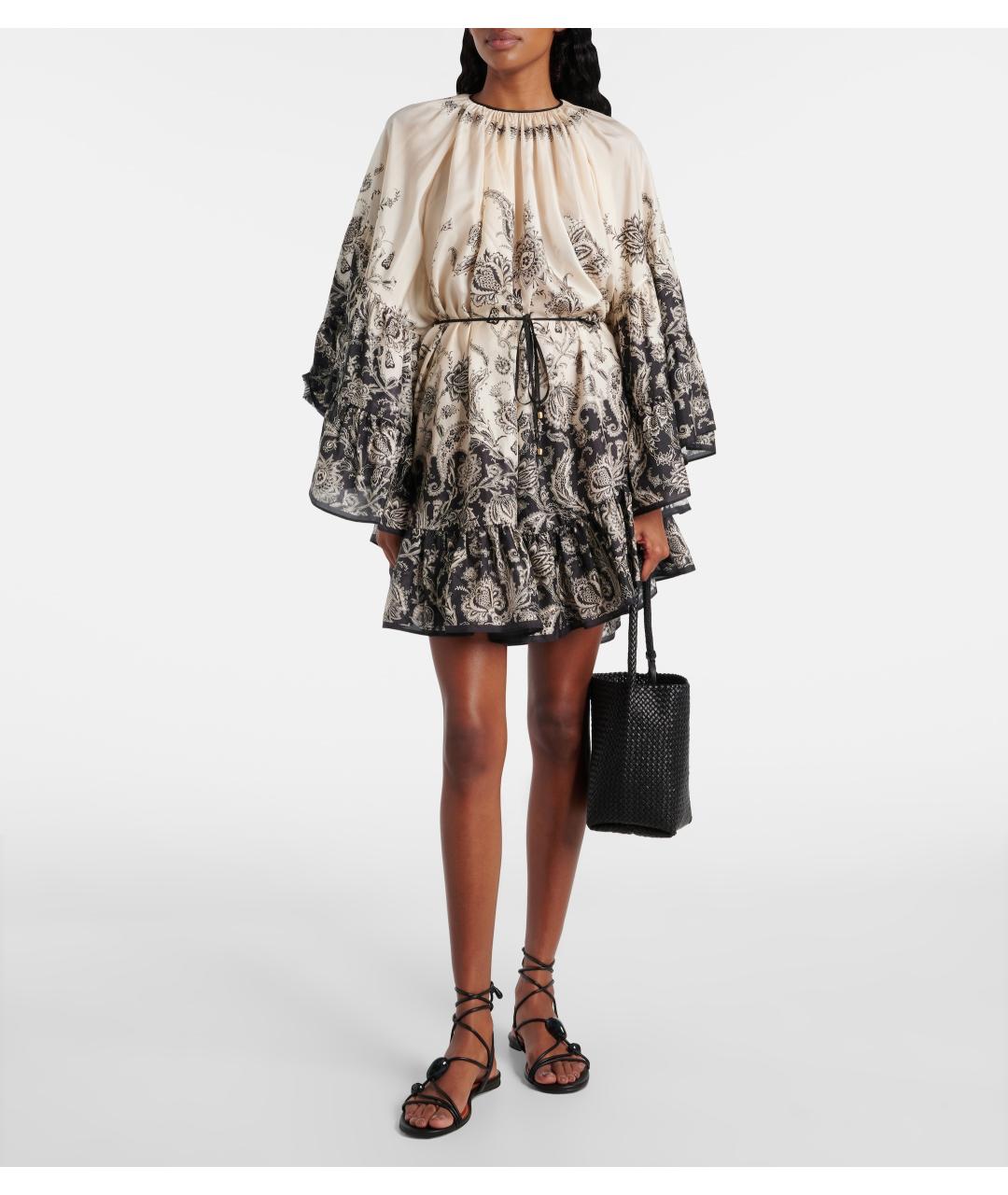 ZIMMERMANN Бежевое коктейльное платье, фото 2