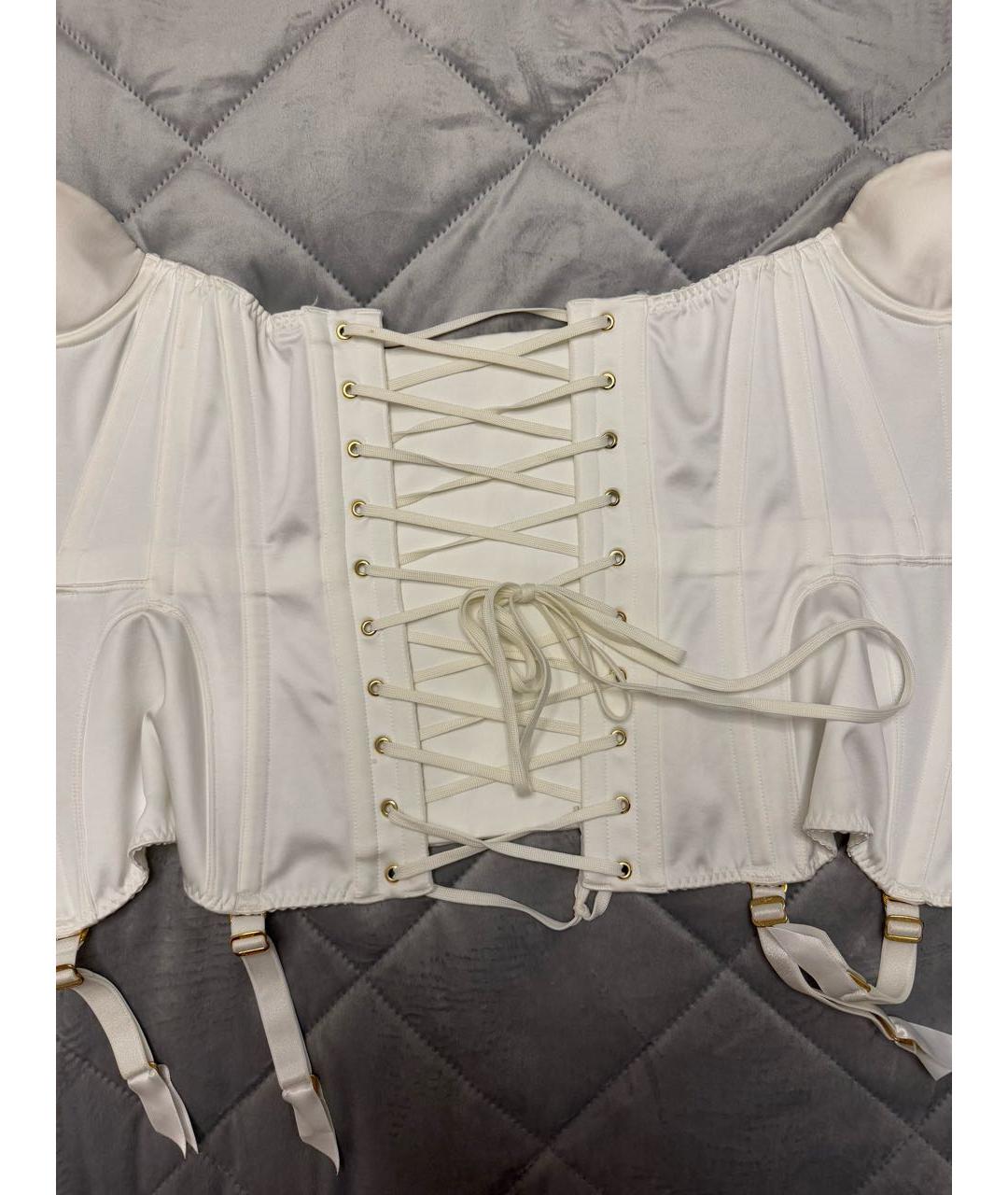 AGENT PROVOCATEUR Бежевый хлопковый корсет, фото 3