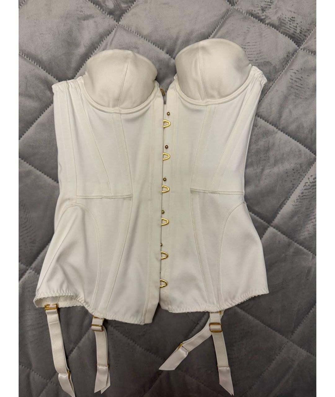 AGENT PROVOCATEUR Бежевый хлопковый корсет, фото 5