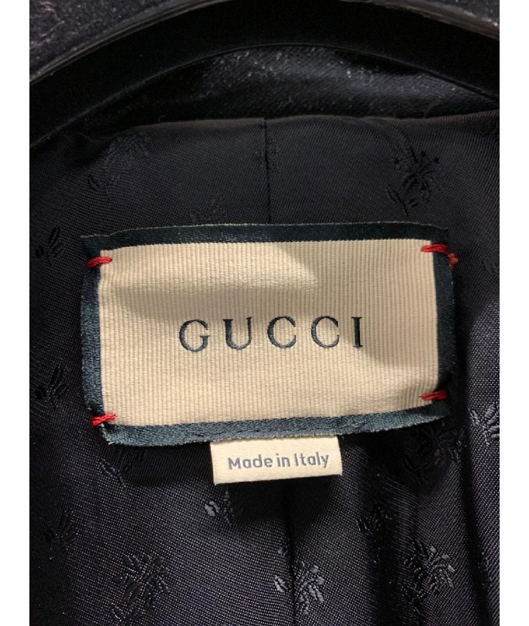 GUCCI Серый шерстяной жакет/пиджак, фото 6