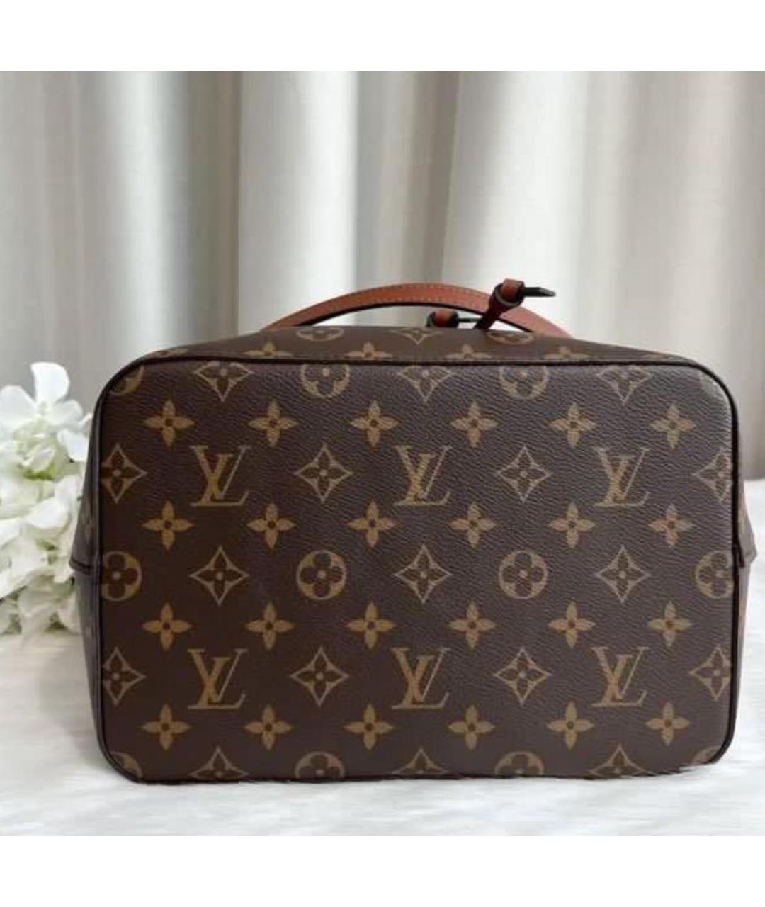 LOUIS VUITTON Коричневая сумка тоут, фото 3