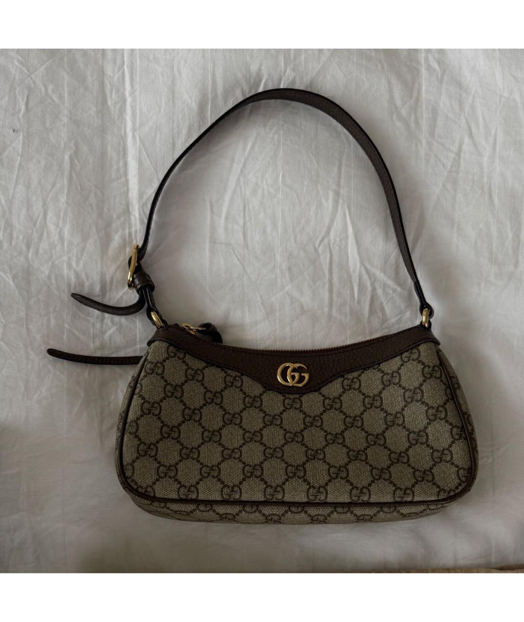 GUCCI Коричневая сумка с короткими ручками, фото 7