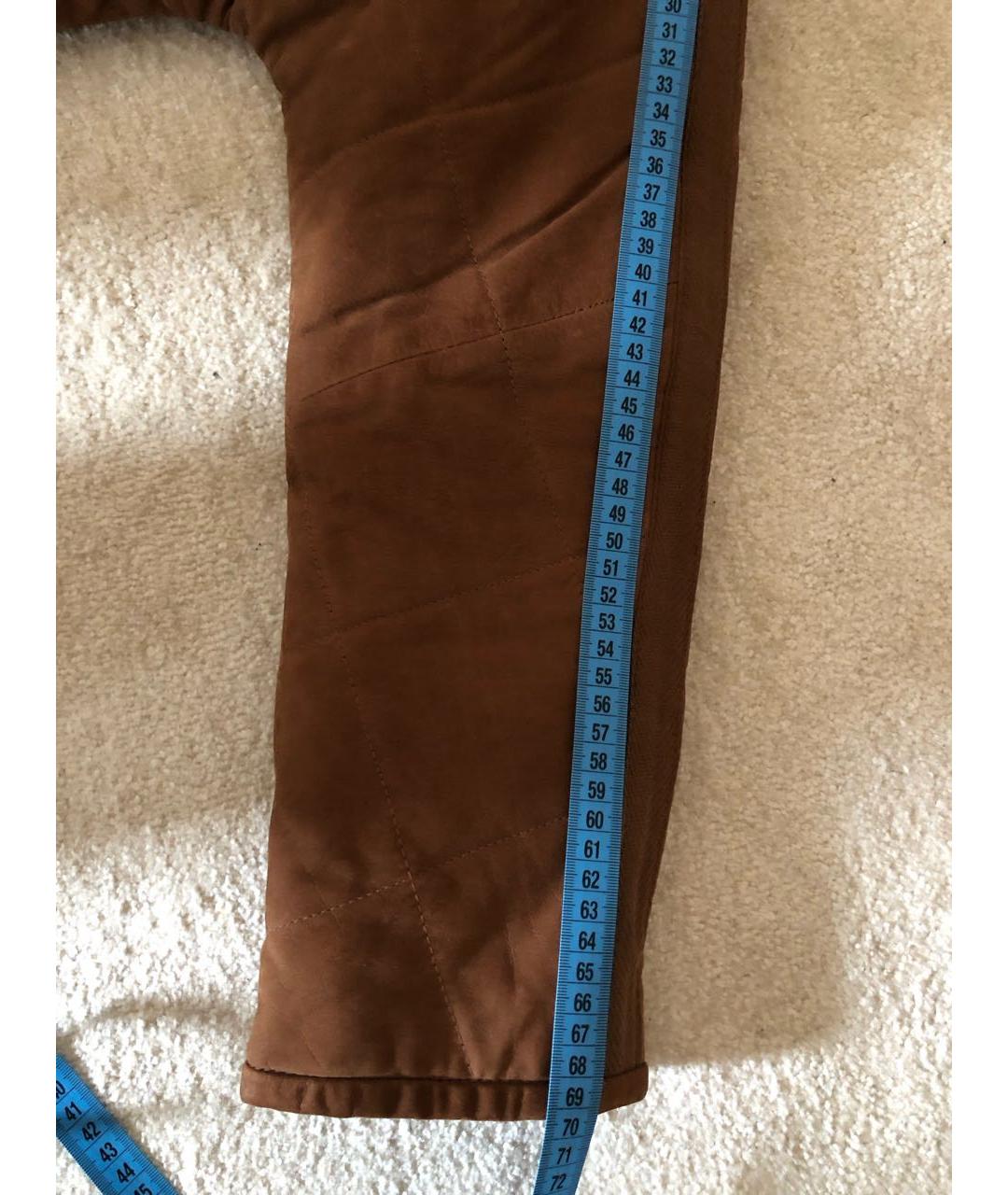 MUUBAA Коричневая кожаная куртка, фото 8
