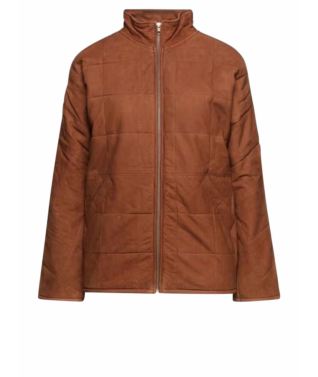 MUUBAA Коричневая кожаная куртка, фото 1