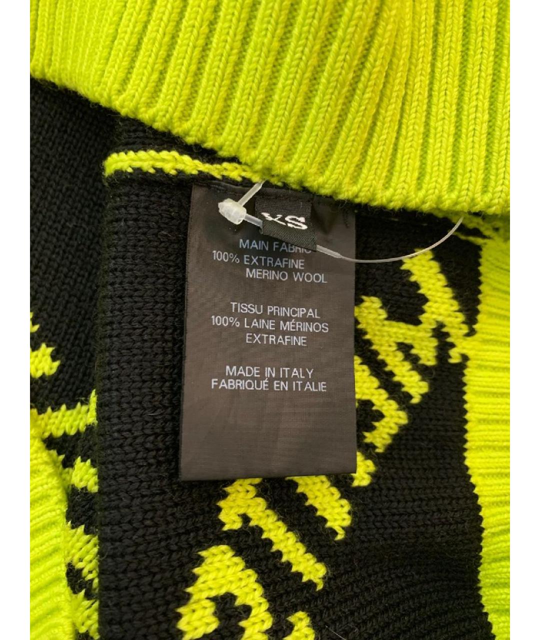 VETEMENTS Салатовый шерстяной джемпер / свитер, фото 4