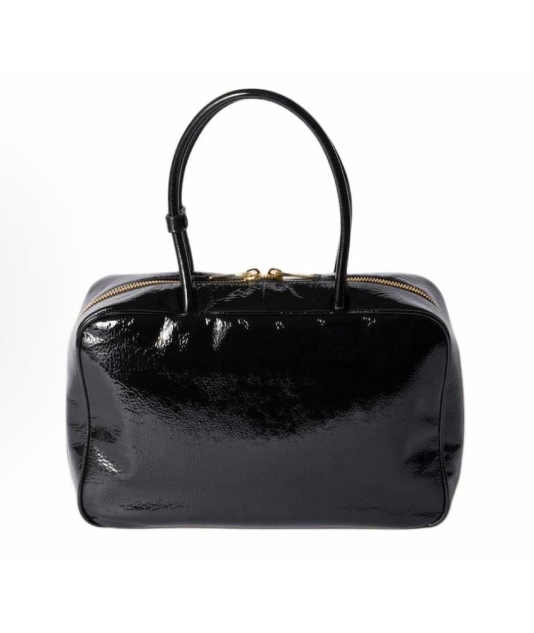 MIU MIU Черная кожаная сумка тоут, фото 3