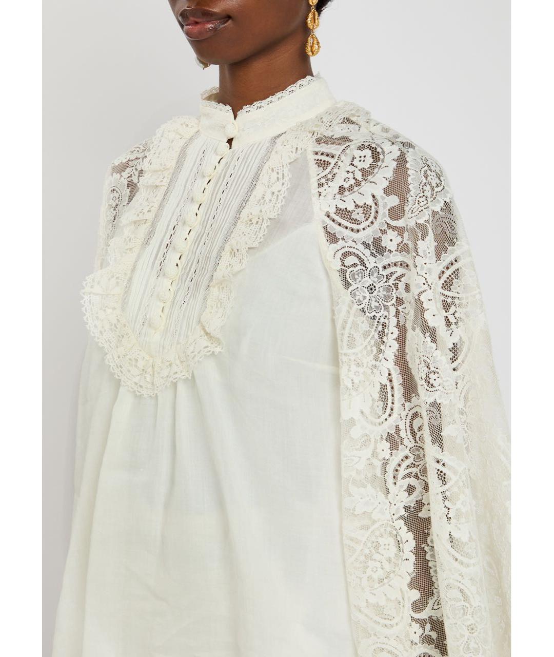 ZIMMERMANN Бежевая блузы, фото 8