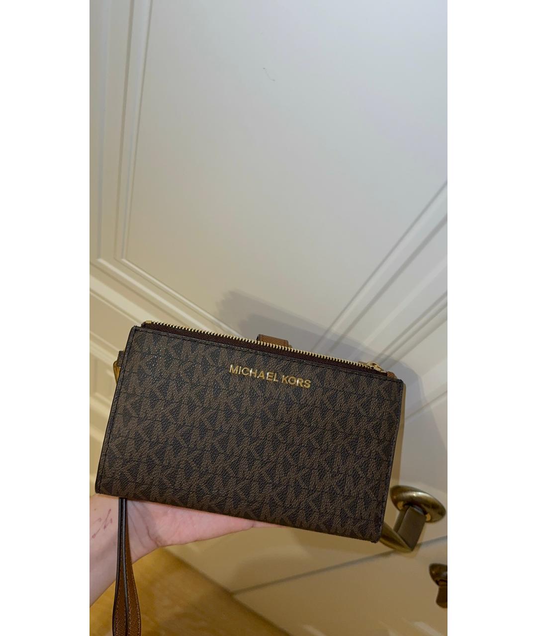 MICHAEL KORS Коричневый кошелек, фото 2
