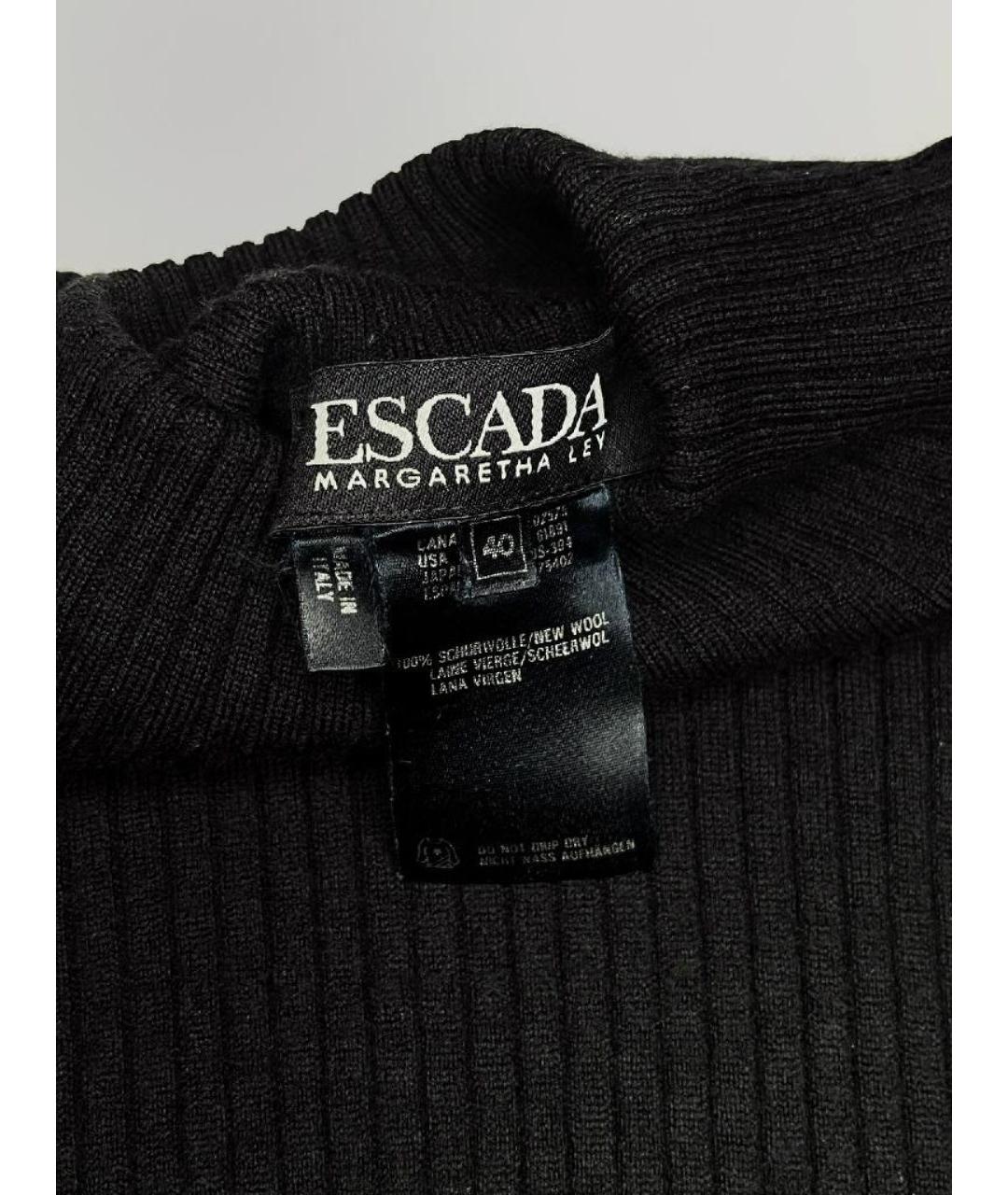 ESCADA Черная шерстяная водолазка, фото 4