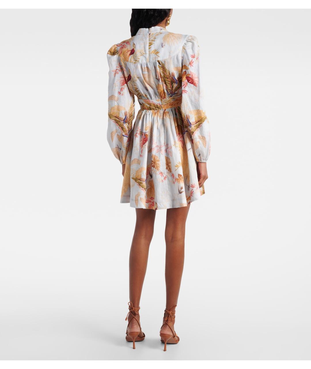 ZIMMERMANN Голубое коктейльное платье, фото 3