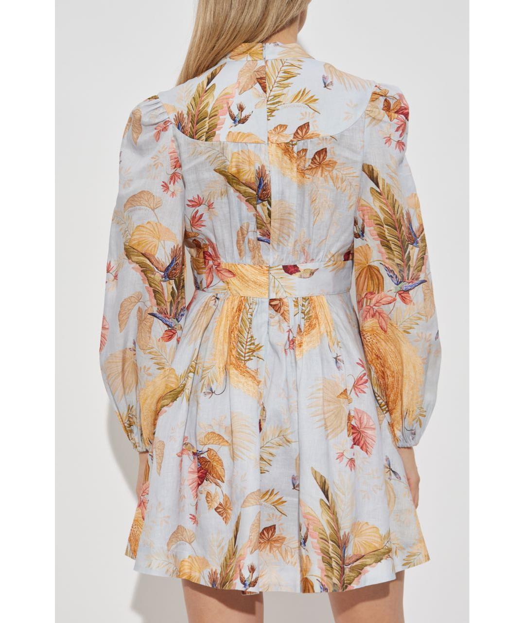 ZIMMERMANN Голубое коктейльное платье, фото 7