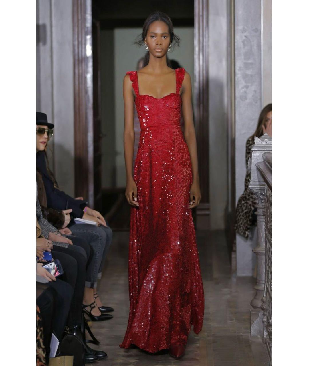 VALENTINO Красное вечернее платье, фото 5