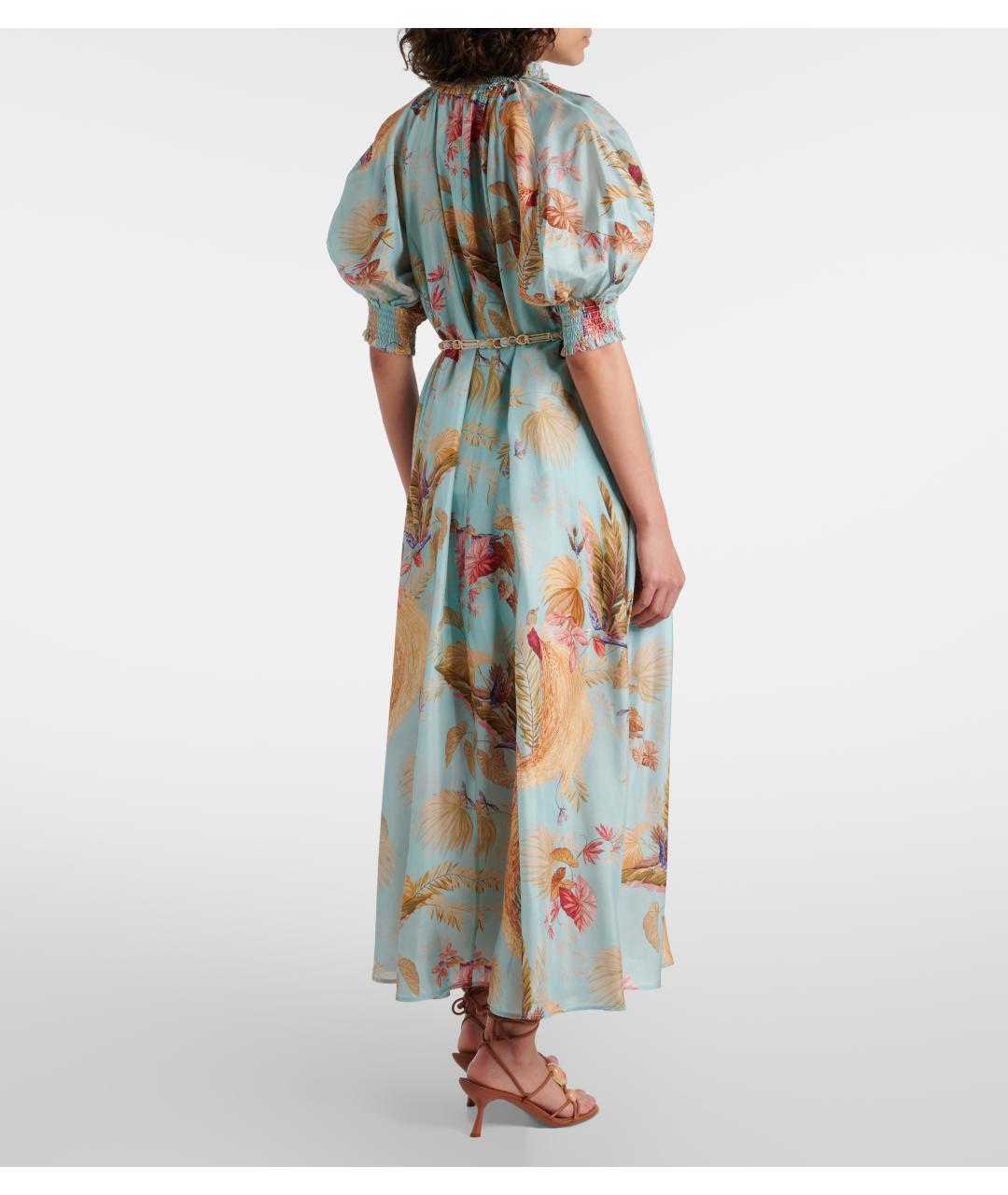 ZIMMERMANN Голубое коктейльное платье, фото 7