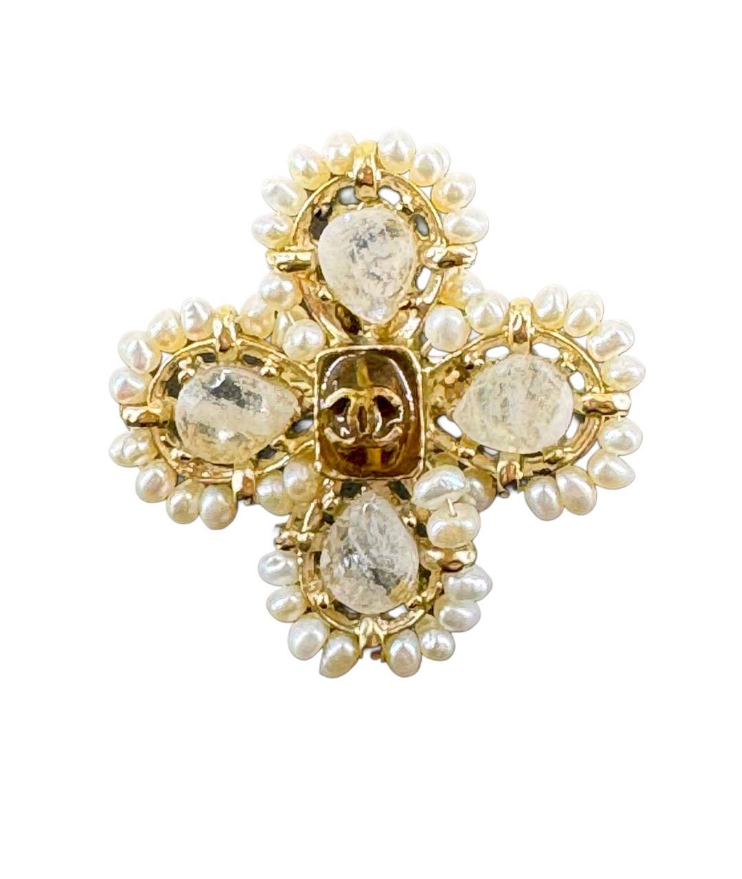 CHANEL Золотое латунное кольцо, фото 1