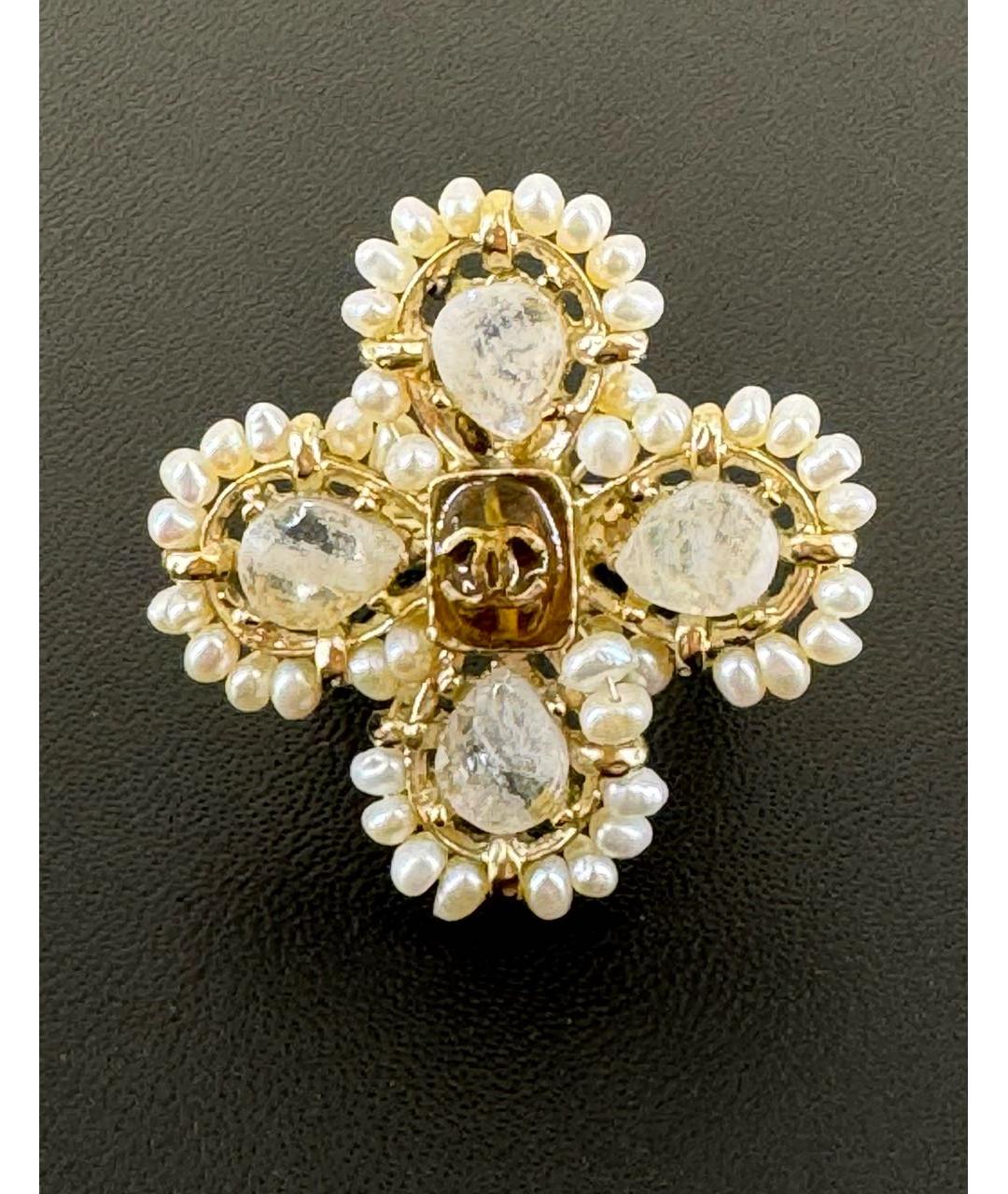 CHANEL Золотое латунное кольцо, фото 2