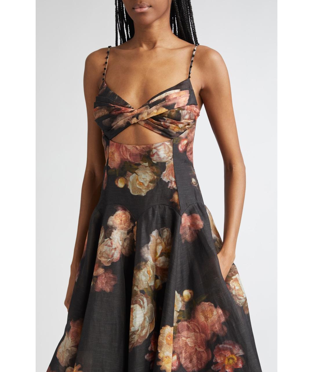 ZIMMERMANN Черное коктейльное платье, фото 2