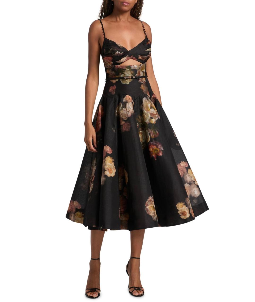 ZIMMERMANN Черное коктейльное платье, фото 4