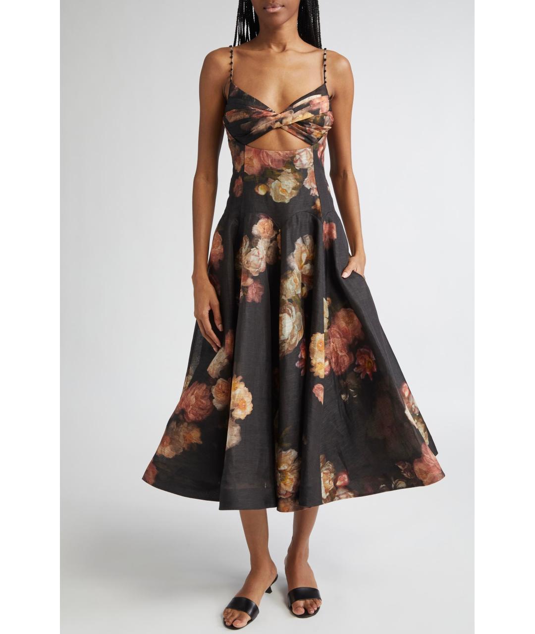 ZIMMERMANN Черное коктейльное платье, фото 3