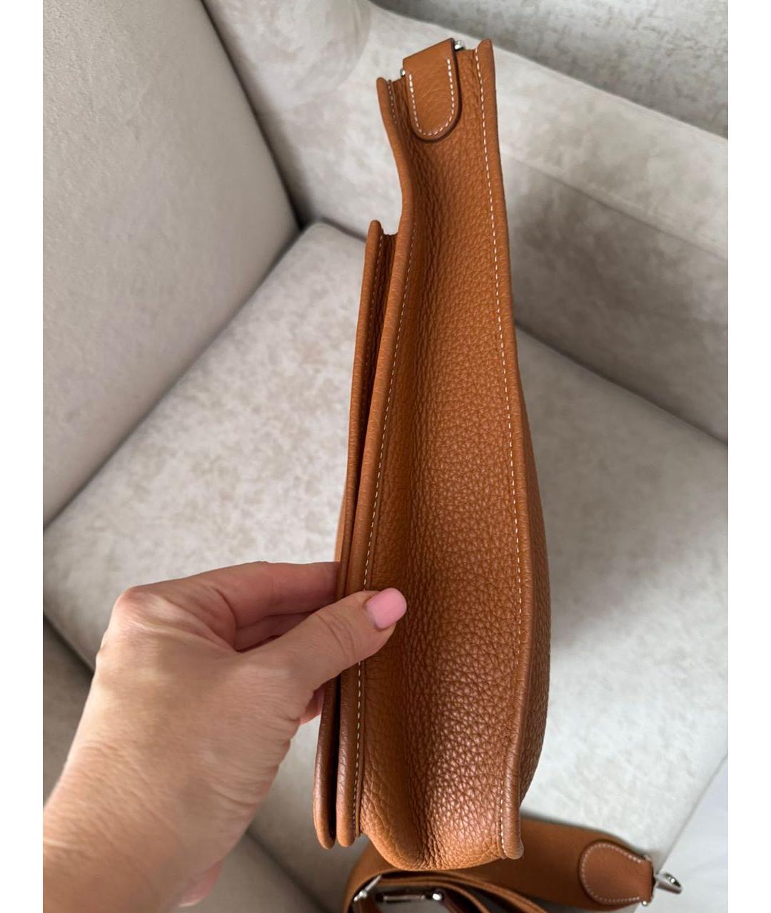 HERMES Кожаная сумка через плечо, фото 7