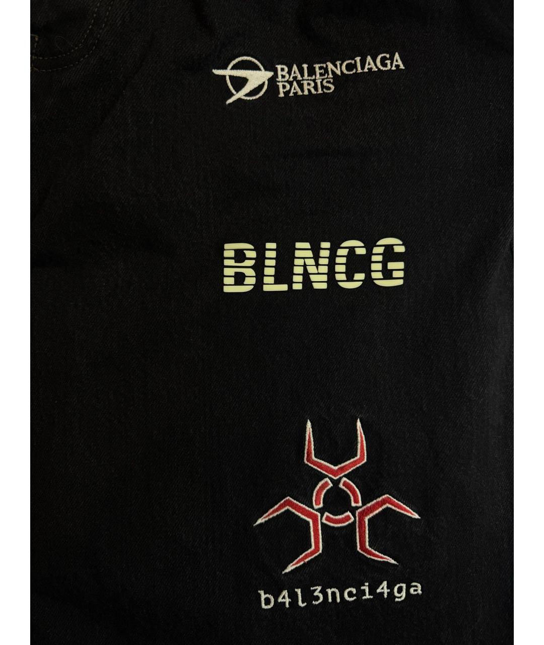 BALENCIAGA Черные хлопковые джинсы, фото 3