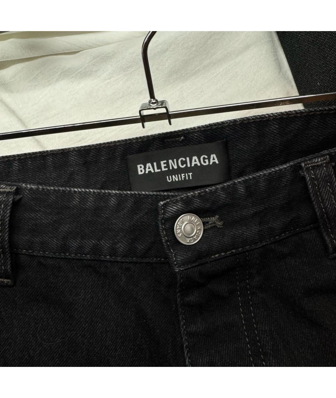 BALENCIAGA Черные хлопковые джинсы, фото 7