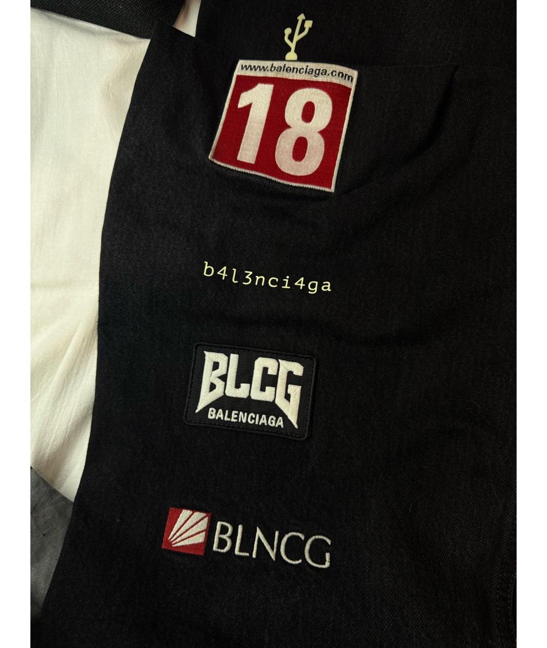 BALENCIAGA Черные хлопковые джинсы, фото 6