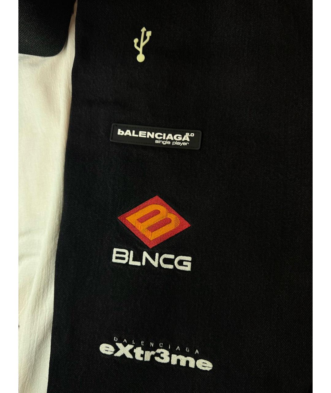 BALENCIAGA Черные хлопковые джинсы, фото 5