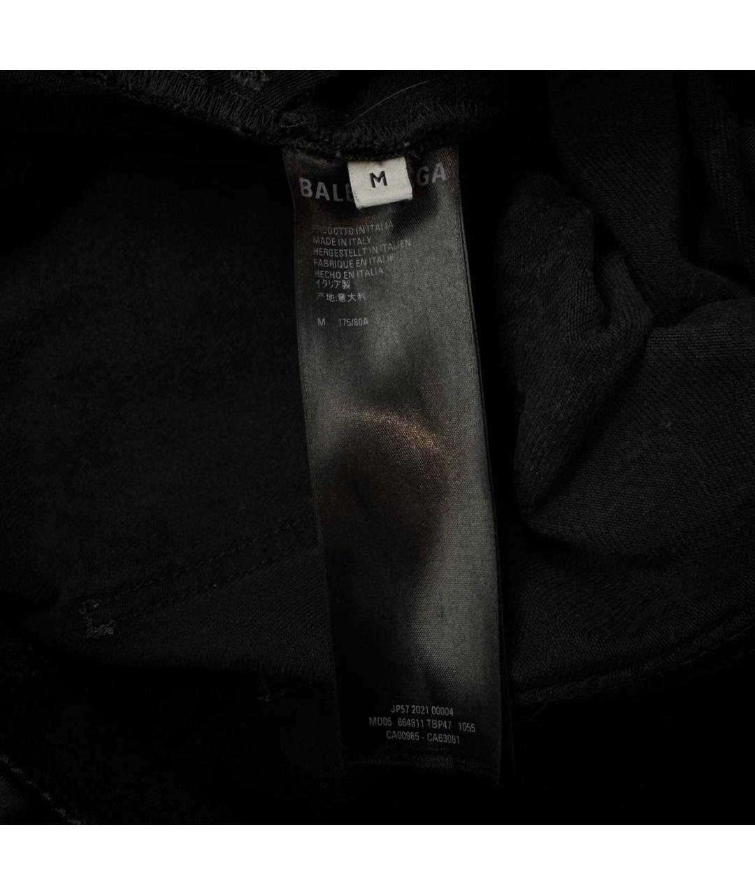 BALENCIAGA Черные хлопковые джинсы, фото 8