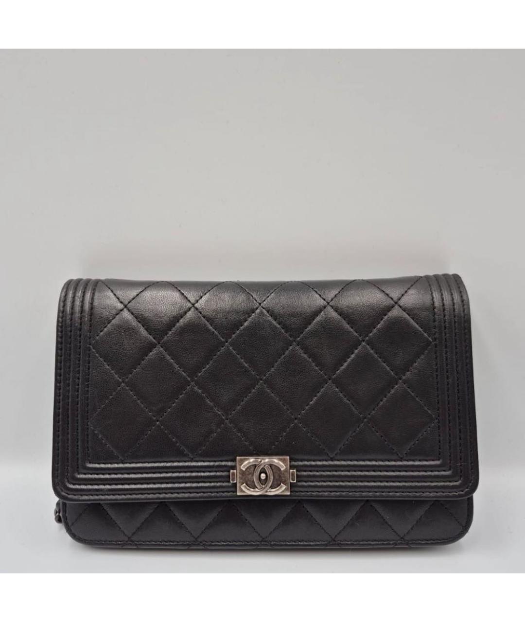 CHANEL Черная сумка через плечо, фото 5