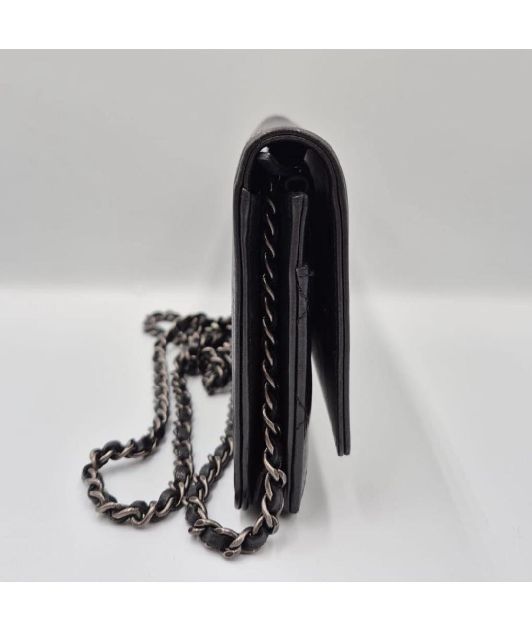 CHANEL Черная сумка через плечо, фото 3