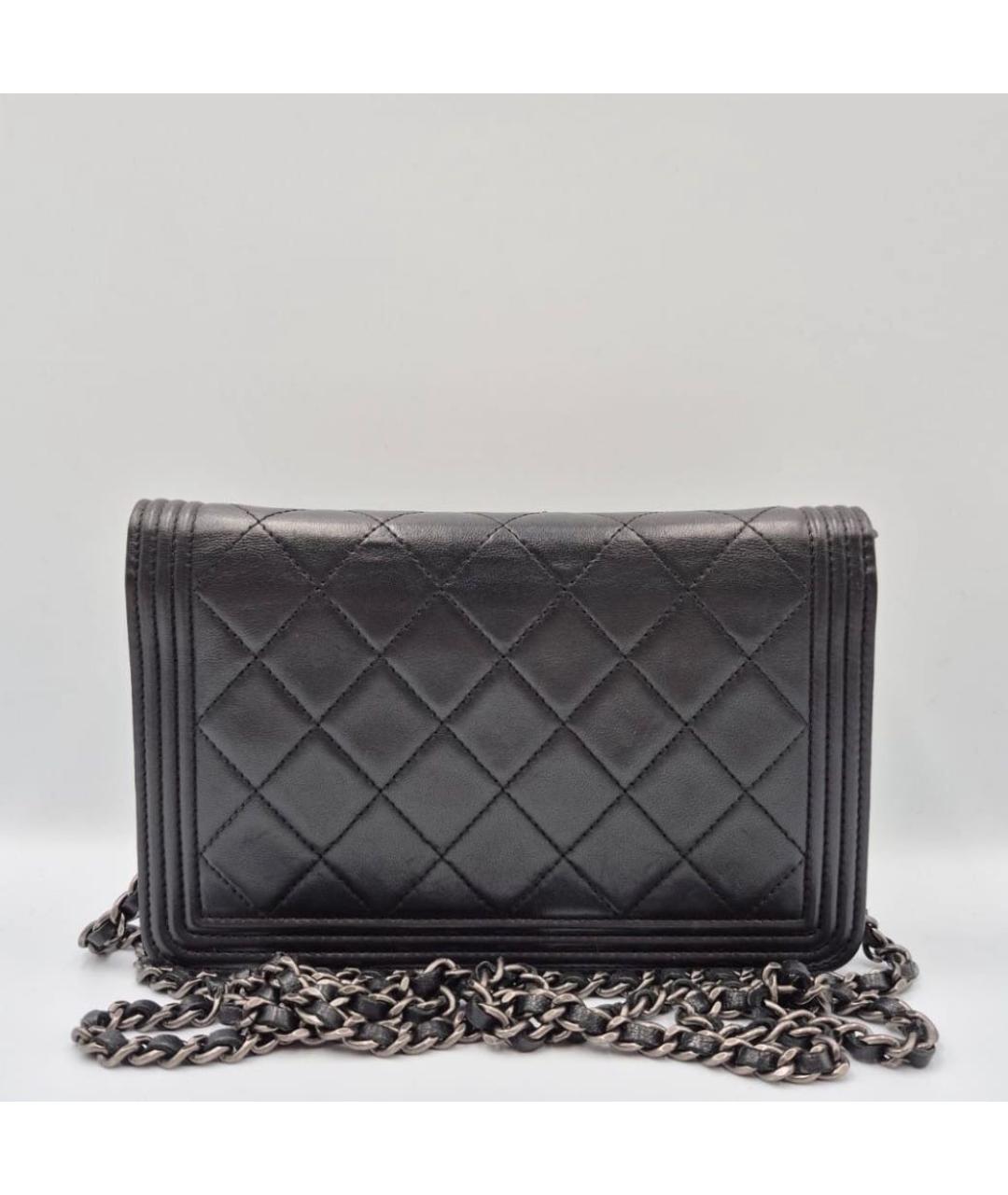 CHANEL Черная сумка через плечо, фото 4