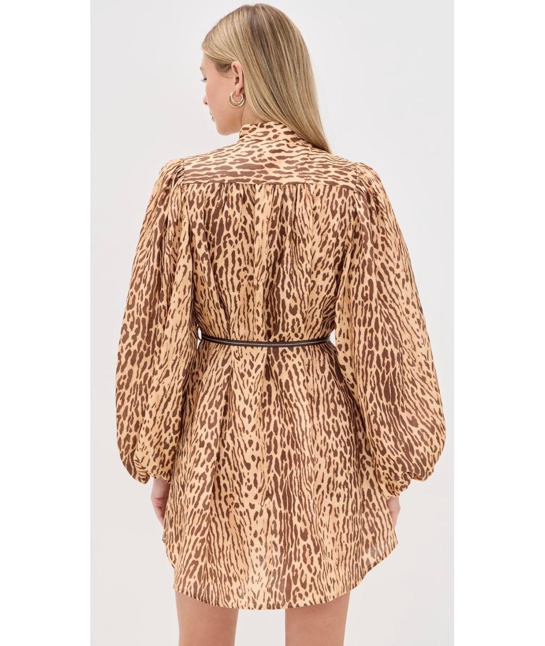 ZIMMERMANN Бежевое коктейльное платье, фото 9