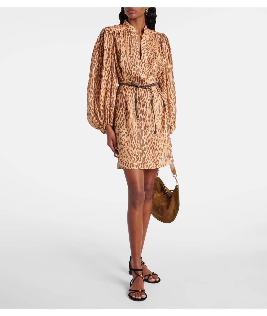 ZIMMERMANN Бежевое коктейльное платье, фото 2