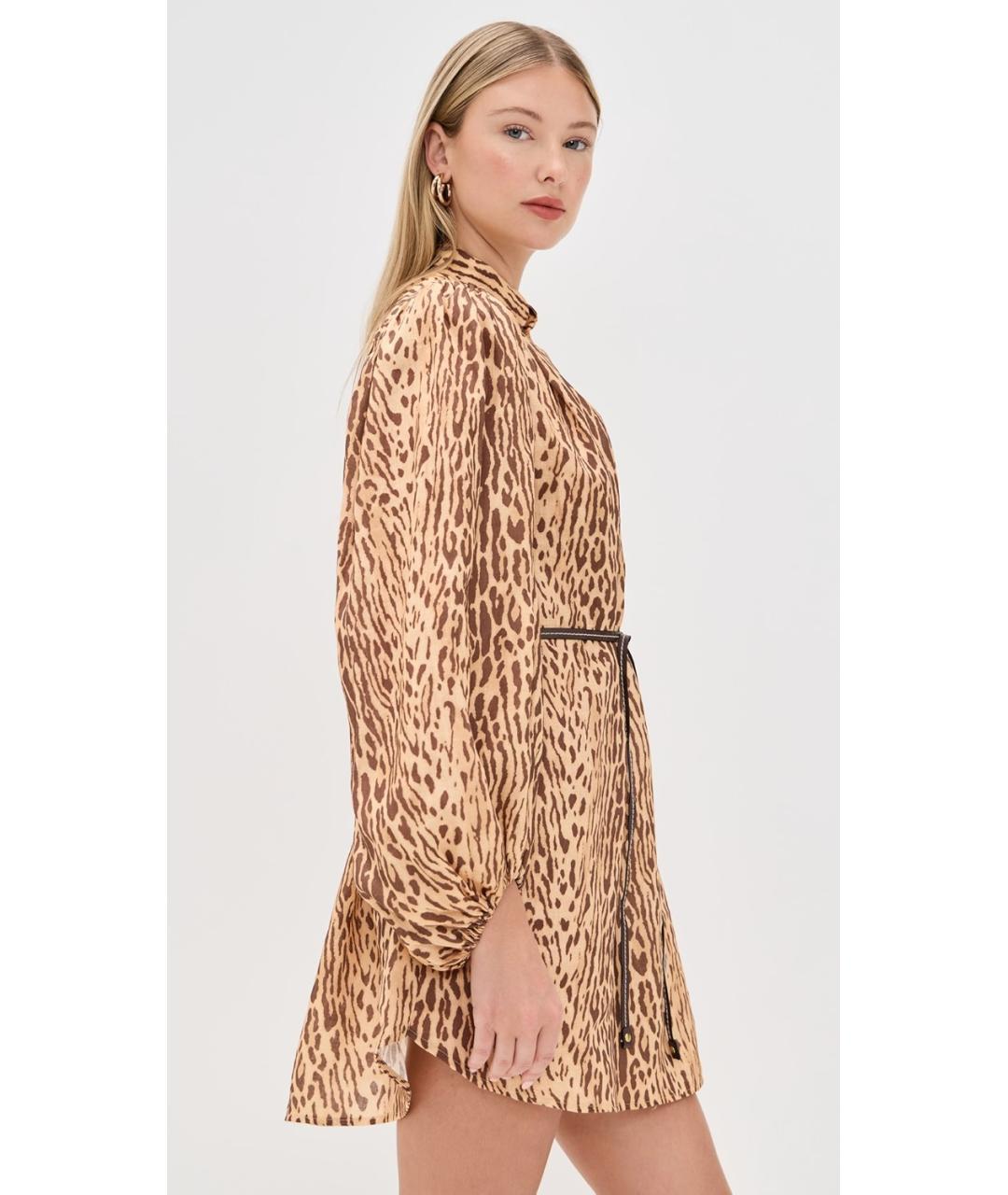 ZIMMERMANN Бежевое коктейльное платье, фото 8