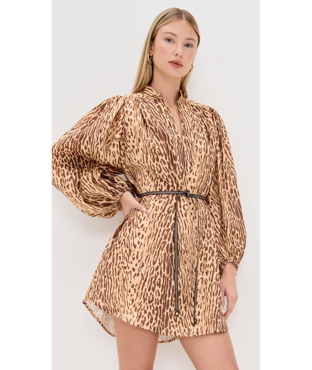 ZIMMERMANN Бежевое коктейльное платье, фото 6