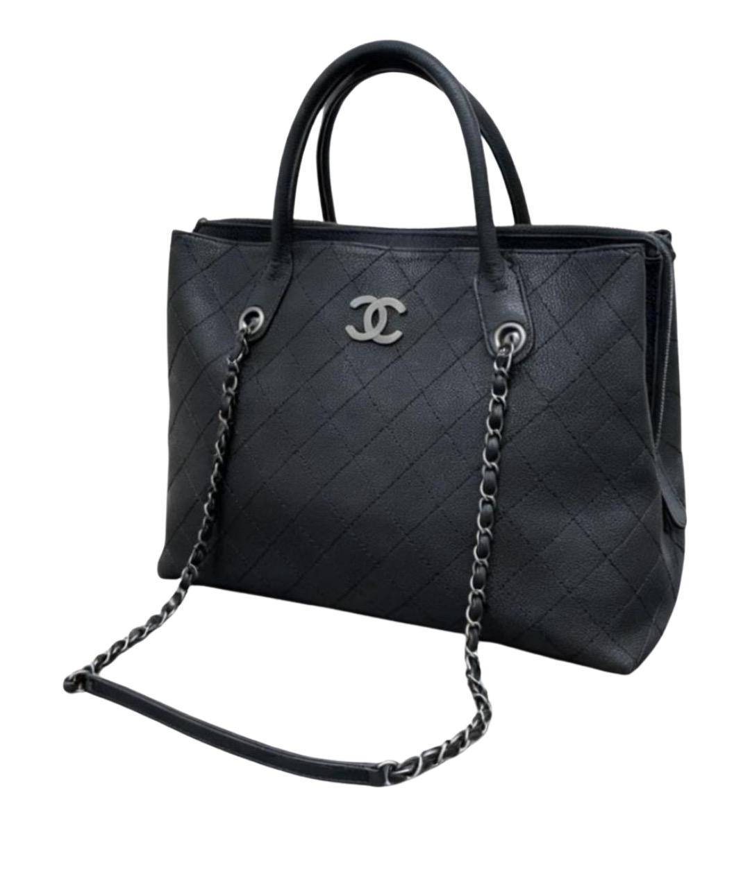 CHANEL Черная сумка тоут, фото 1