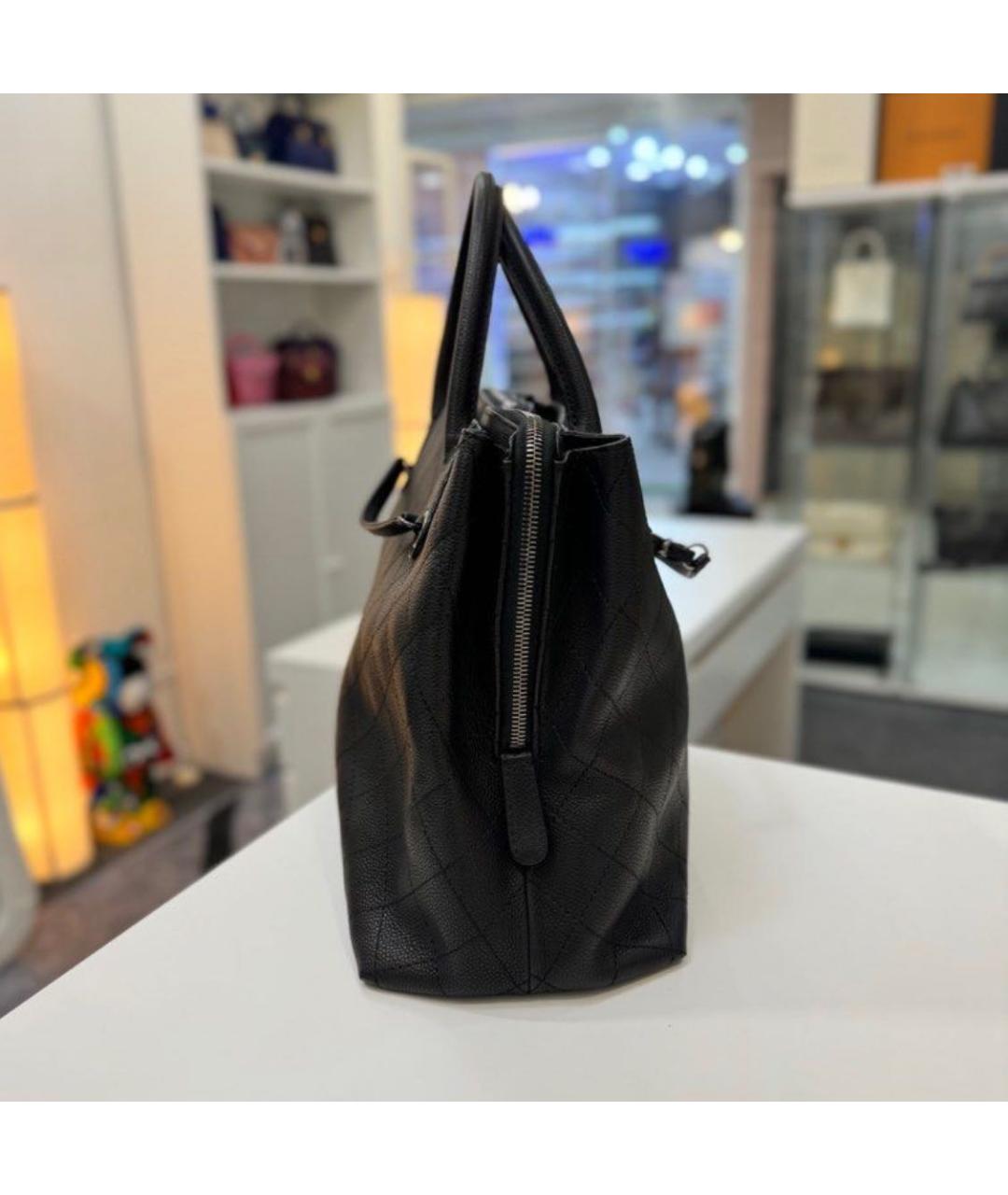 CHANEL Черная сумка тоут, фото 3