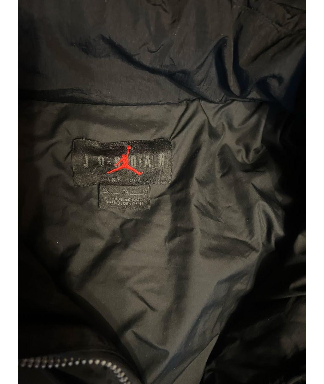 JORDAN Черный пуховик, фото 3