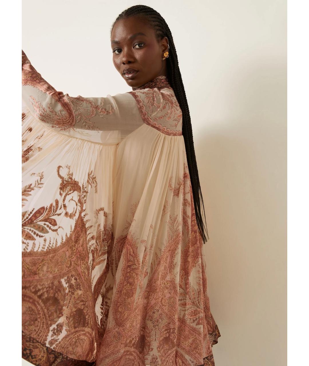 ZIMMERMANN Бежевое коктейльное платье, фото 7