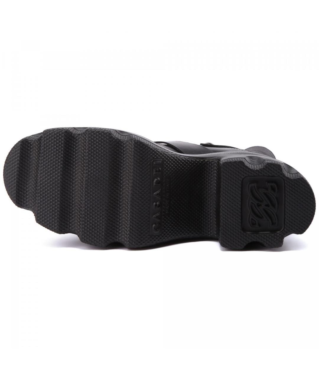 CASADEI Черные кожаные полусапоги, фото 6