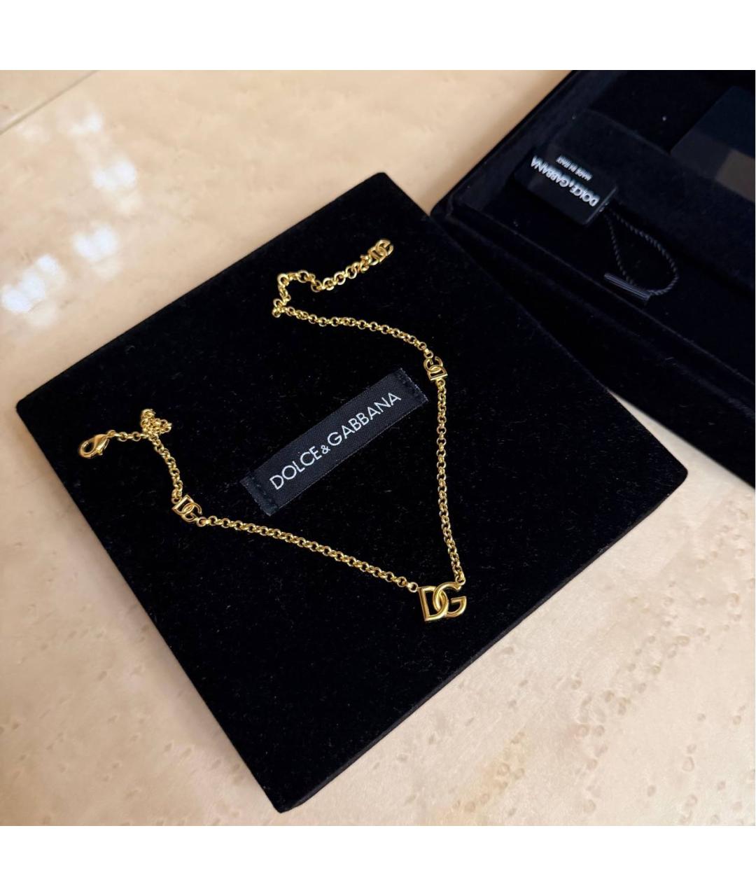 DOLCE&GABBANA Золотое колье, фото 4