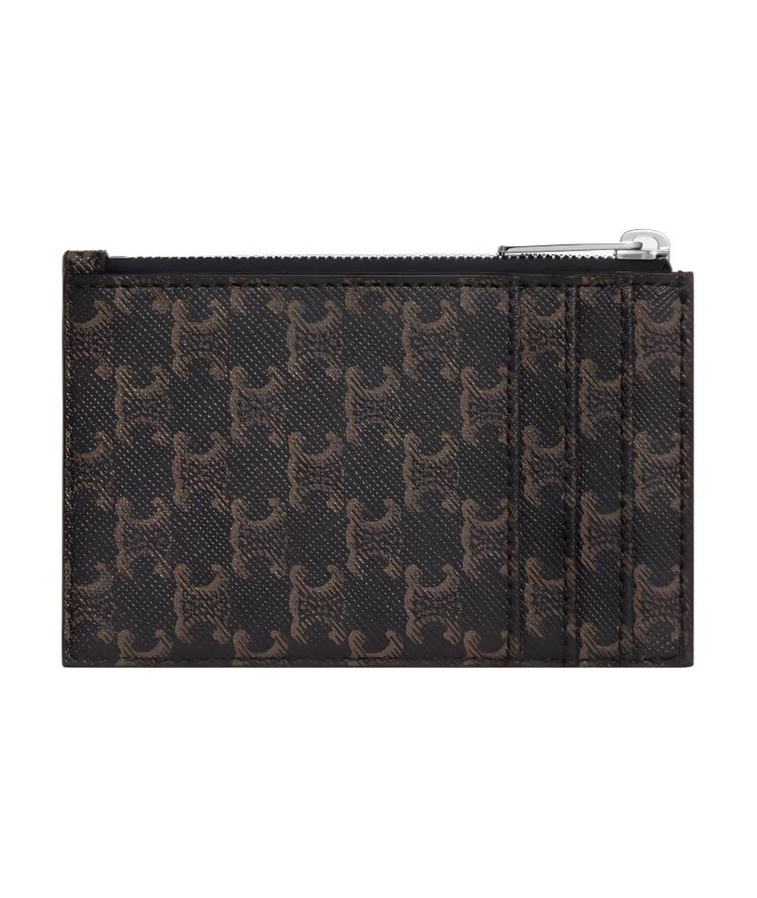 CELINE Черный кожаный кардхолдер, фото 3