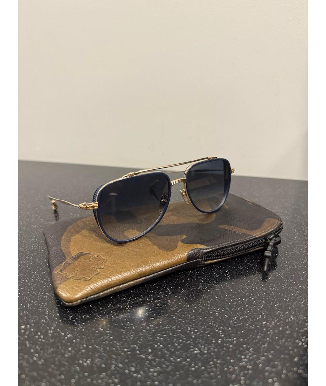 CHROME HEARTS Коричневые солнцезащитные очки, фото 7