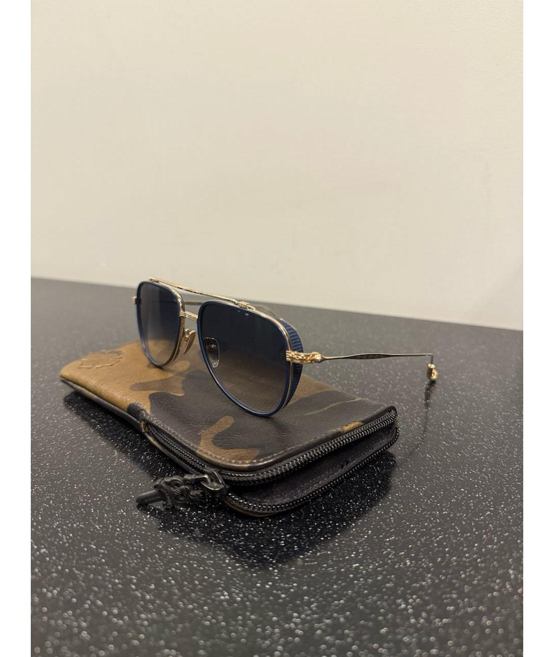 CHROME HEARTS Коричневые солнцезащитные очки, фото 5